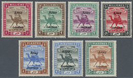 */** Sudan - Dienstmarken Militär: 1906, Camel Rider Seven Different Stamps 1m. To 5pia. With Horizontal - Soudan (1954-...)