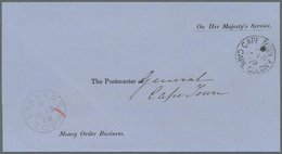 Br Kap Der Guten Hoffnung: 1878/1879, Two Stampless OHMS 'Money Order Business' Wrappers Commercially U - Kap Der Guten Hoffnung (1853-1904)