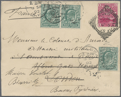 Br Kap Der Guten Hoffnung: 1902. Envelope Written From The 'Consulate General De France' Addressed To ' - Kap Der Guten Hoffnung (1853-1904)