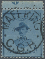 O Kap Der Guten Hoffnung - Englische Notausgaben: 1900, Mafeking, 3d. Blue "Baden Powell", Wide Design - Cap De Bonne Espérance (1853-1904)
