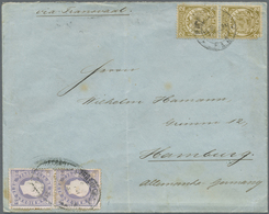 Br Transvaal: 1893: Letter From Delagoa Bay Franked With Provincia De Mocambique 25 Reis Violet (horizo - Transvaal (1870-1909)