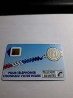 Télécarte 50U Pour Téléphoner Choisissez Votre Heure - Opérateurs Télécom