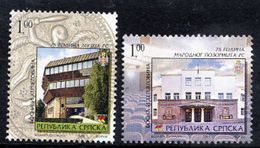 BOSNIAN SERB REPUBLIC 2005 Museum And Theatre MNH / **.  Michel 348-49 - Bosnie-Herzegovine