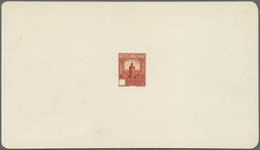 (*) Tunesien: 1931, Definitives "Views Of Morocco", Design "Grande Mosquee", Presentation Proof In Brigh - Tunisia (1956-...)