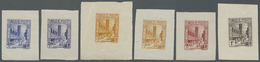 (*) Tunesien: 1931, Definitives "Views Of Morocco", Design "Mosquee Halfaouine", Six Single Die Proofs O - Tunisie (1956-...)