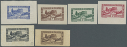 (*) Tunesien: 1931, Definitives "Views Of Morocco", 1.50fr. To 20fr. "Amphitheater", Six Single Die Proo - Tunesië (1956-...)