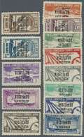 * Venezuela - Dienstmarken: 1938, Airmail Issue 'landscapes' With Opt. 'RESELLADO / 1937-1938' And Per - Venezuela