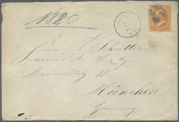 Br Vereinigte Staaten Von Amerika: 1880, Cover Bearing 15c. Orange Tied By "ASTORIA NY 19/APR" Cds. To - Sonstige & Ohne Zuordnung