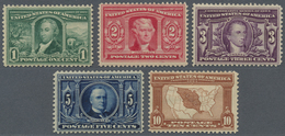 * Vereinigte Staaten Von Amerika: 1904, Louisiana-Exhibition In St. Louis 1 C To 10 C, Complete Set Mi - Altri & Non Classificati