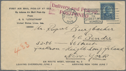 Br Vereinigte Staaten Von Amerika: 1929, 5 Cent Roosevelt Auf Brief Mit So. Stpln. "First Air Mail From - Andere & Zonder Classificatie