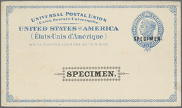 GA Vereinigte Staaten Von Amerika - Ganzsachen: 1879 'Liberty' Postal Stationery Card 2c. Blue Overprin - Altri & Non Classificati