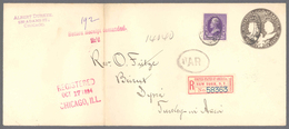 GA Vereinigte Staaten Von Amerika - Ganzsachen: 1894, 10 C. Postal Stationery Envelope Uprated With 3 C - Andere & Zonder Classificatie