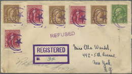 Br Vereinigte Staaten Von Amerika - Stempel: MOON AND STAR Violet Fancy Cancel + B/s "BOGGSTOWN JUL 28 - Marcofilie