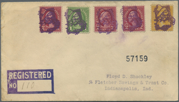 Br Vereinigte Staaten Von Amerika - Stempel: SANTA CLAUS (head) Violet Fancy Cancel + B/s Violett "SANT - Postal History