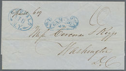 Br Vereinigte Staaten Von Amerika - Besonderheiten: 1847 (Oct). Folded Letter From Detroit, Michigan To - Andere & Zonder Classificatie