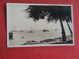 RPPC View Lake Michigan  Sail Boats  Wisconsin > Milwaukee--ref 2836 - Milwaukee