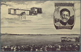 Br Flugpost Deutschland: 1909, KÖLN/FLUGWOCHE: Ereigniskarte "PAULHAN" Als Besondere Seltene Festpostka - Posta Aerea & Zeppelin