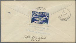 Br Flugpost Übersee: Canada: 1925, Rouyn - Haileybury Fllight, Airmail Semi-Offical Stamp 25 C. Tied By - Andere & Zonder Classificatie