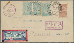 Br Flugpost Übersee: 1930, Brazil, Airmail Cover From "RIO DE JANEIRO 9.8.30" To Pelotas With Arrival M - Other & Unclassified