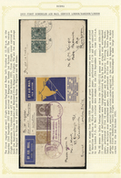 Br Flugpost Übersee: 1933: Letter From London To Rangoon With "First Regular Air Mail Service By Imperi - Other & Unclassified