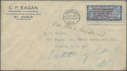 Br DO-X - Flugpost: 1932, Neufundland 11/2 Dollar Auf 1 Dollar, DOX Marke Auf Umschlag (Beförderungsspu - Airmail & Zeppelin