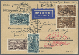 Br Zeppelinpost Deutschland: 1931, SAAR, POLARFAHRT, Etappe Berlin-Malyguin. Dekorative Vertragsstaaten - Luchtpost & Zeppelin