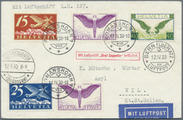 Br Zeppelinpost Europa: 1930: SCHWEIZ/SCHWEIZFAHRT, Abwurf Bern. Einer Der Wenigen Briefe Mit Dekorativ - Andere-Europa