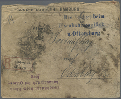 Br Katastrophenpost: 1907, Dt. Reich. Großer, Blauer L3 "Beschädigt Beim / Eisenbahnunglück / In Otters - Andere & Zonder Classificatie