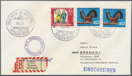 Br Schiffspost Deutschland: 1966: MS SCHWABENSTEIN, Nordeutscher Lloyd, Ostasien-Dienst, 28.12.1966 Sau - Brieven En Documenten