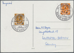 Schiffspost Deutschland: 1953: M.S. TRASNVAL, Deutsche Afrika-Linien, 5.7.1953. Sehr Seltener Fehler - Lettres & Documents