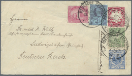 GA Deutsche Schiffspost Im Ausland - Seepost: 1891 GSU Bayern 10 Pf Mit Zusatz Ägypten, GB, DR Und Belg - Sonstige & Ohne Zuordnung