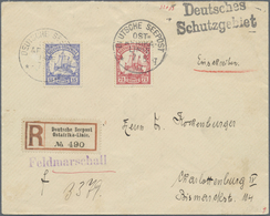 Br Deutsche Schiffspost Im Ausland - Seepost: 1907, DSP Ost-Afrika-Linie 7.8.07. R-Brief Mit Viol. L1-H - Altri & Non Classificati