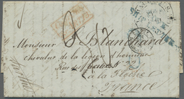 Br Schiffspost Alle Welt: 1849. Stampless Envelope Written From Bel Air Dated '6th May 1849' Addressed - Altri & Non Classificati