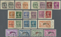 Brfst Andorra - Französische Post: 1931, Freimarken Mit Aufdruck "ANDORRE", ½ C. Bis 20 Fr., Der Komplette - Altri & Non Classificati