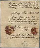 Br Bulgarien: 1880, 4 / 16 Jan, Insured Letter About 7.459 Frcs From Ruschuk (Russe) To Giurgiu/Romania - Storia Postale