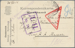 Br Finnland - Stempel: 1916, Karte Des Finnischen Offiziers Leutnant A.Malm Aus Dem österr. KGF-Lager R - Autres & Non Classés