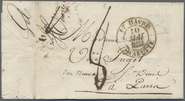 Br Frankreich - Vorphilatelie: 1832, Letter From Le Havre To Paris, Cancelled "Le Havre 10 Mai 1832 EST - 1792-1815: Dipartimenti Conquistati