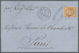 Br Frankreich: 1869. Envelope Written From 'Thomas La Chambre, Lima, Peru' Dated '1st July 1869' With O - Gebruikt