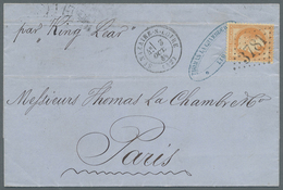 Br Frankreich: 1869. Envelope Written From 'Thomas La Chambre, Lima, Peru' Dated '1st July 1869' With O - Oblitérés