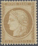 * Frankreich: 1871, 15 C. Yellow-brown (bistre-brun), Unused With Original Gum Allmost Mint Never Hing - Gebruikt