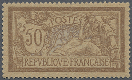 ** Frankreich: 1900, 50 C. Merson Brown On GC Paper, Mint Never Hinged Perfect Centered Superb Item (Yv - Oblitérés