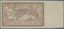 * Frankreich: 1900, 50 C. Merson Brown On GC Paper, Mint LH And Unperferated Superb Item (Yvert 120 A) - Oblitérés