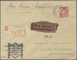 Br Frankreich: 1826, Exposition International De Timbre 5 Fr. Karmin Block-Einzelmarke Auf LuPo-Einschr - Oblitérés
