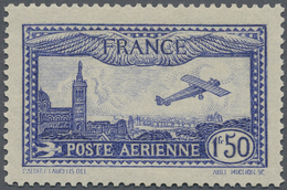 * Frankreich: 1930, 1.50 Fr. Airmail Stamp Ultramrined (outremer Vif), Mint LH Superb Item (Yvert PA 6 - Oblitérés