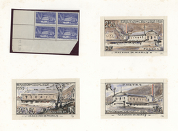 Frankreich: 1939. Set Containing 1 Large Artwork (netto Size 270x195mm) And 3 Small Artworks (netto - Oblitérés