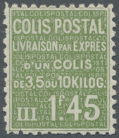 * Frankreich - Postpaketmarken: 1932, Postpaketmarke 'Schrifttafel' 1.45 Fr. Grün Ungebraucht Mit Falz - Autres & Non Classés