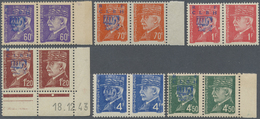 ** Frankreich - Lokalausgaben: Decazeville (Aveyron): 1944, Set (without No. 1, 6-8) As Mint Never Hing - Sonstige & Ohne Zuordnung