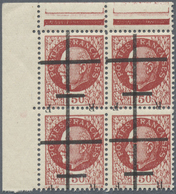 ** Frankreich - Lokalausgaben: LILLE: 1.50 Fr. Pértain In Mint Never Hinged Superb Block Of Four With U - Autres & Non Classés