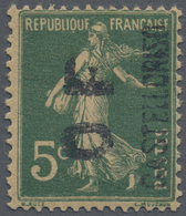 * Französische Besetzung I. WK - Castellorizo: 1920, OF Overprints, 5c. Semeuse With Inverted Surcharg - Autres & Non Classés