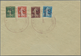 Br Französische Besetzung I. WK - Castellorizo: 1915/1920. Semeuse 5c, 10c, 20c And 25c With "cachet Vi - Altri & Non Classificati